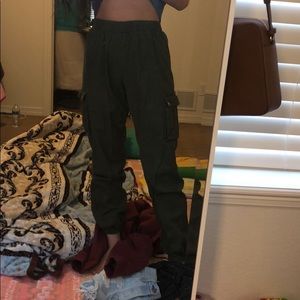 PLT Green cargo pants